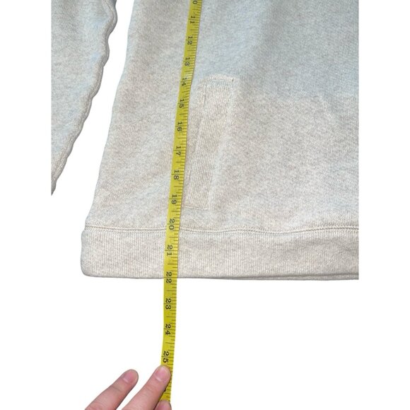 J. Crew Women's Petite Medium Cream Cowl Neck Funnel Neck Sweater Side Pockets - Picture 6 of 10